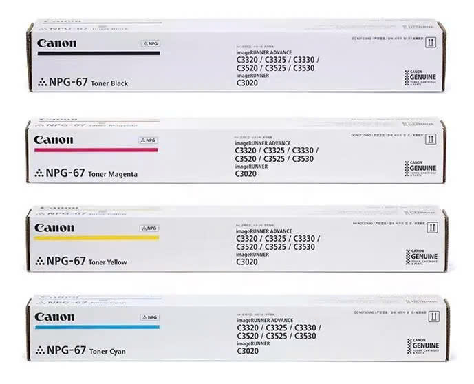 Mực in Canon NPG-67 Toner (NPG-67) Sử dụng cho máy Photocopy Canon IR 3320/ 3325/ 3330/ IR3525i