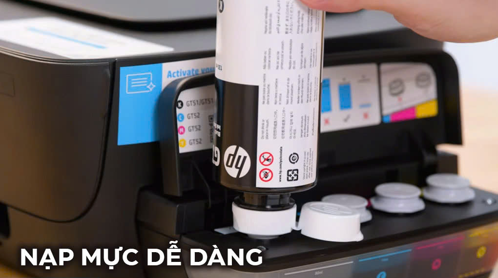 Mực in phun HP GT53  và GT52 dùng cho máy HP Ink Tank 115, 315, 415, Smart Tank 580, 750