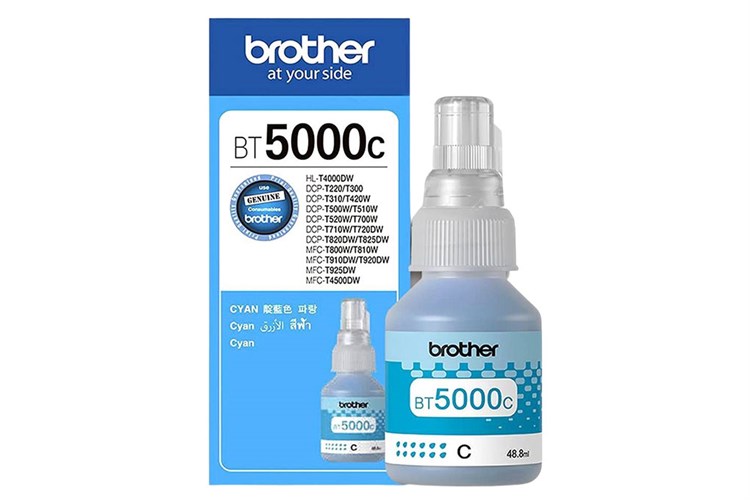 Mực in phun Brother BT5000C, Cyan Ink bottle (BT5000C) Xanh 