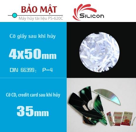 MÁY HỦY TÀI LIỆU SILICON PS-620C
