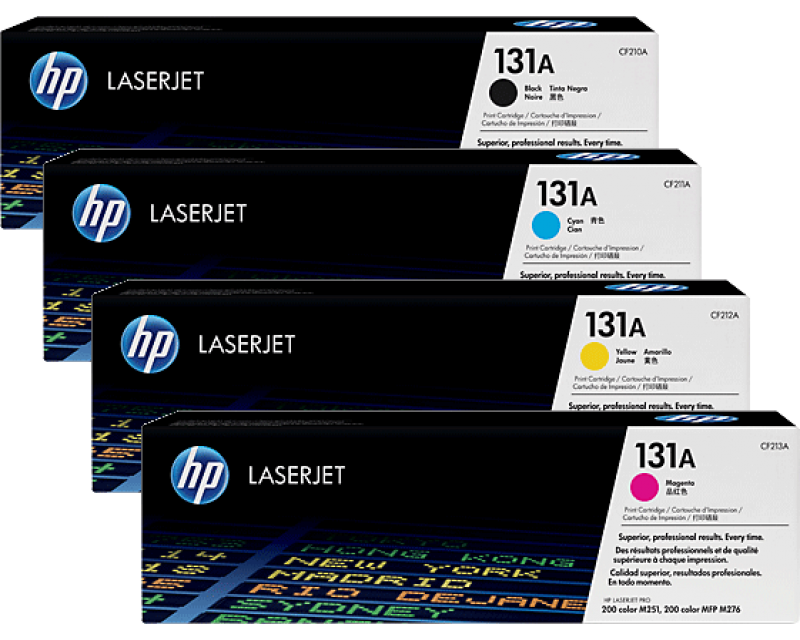 Mực in Laser màu HP PRO 200/M251/M276 – HP 131A  - Mực in Hp CF210, CF211, CF212, CF213