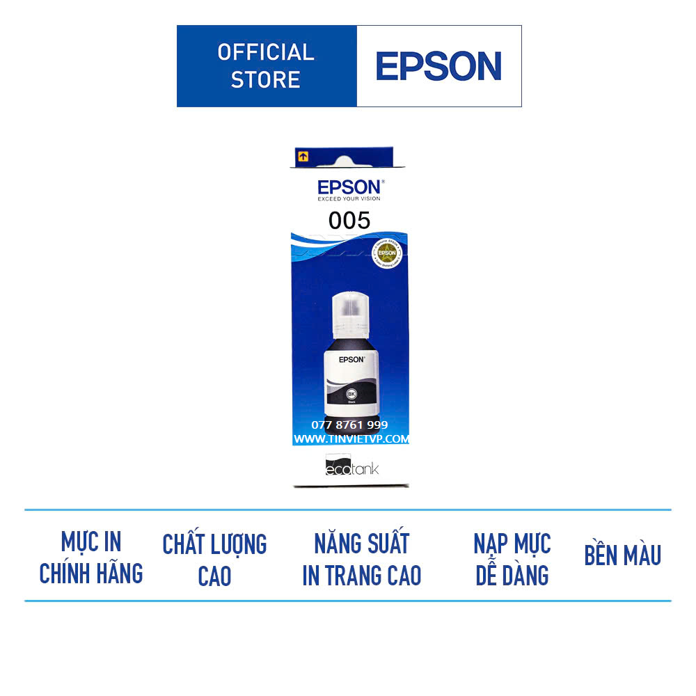Mực In màu Epson 005 (C13T03Q100) Chính Hãng