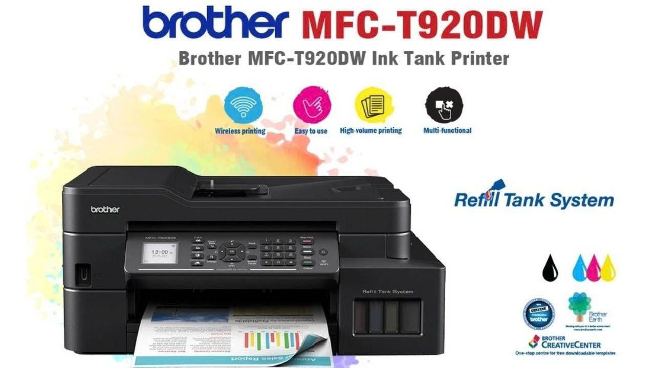 Máy in phun màu đa chức năng khổ A4 DCP-T920DW
