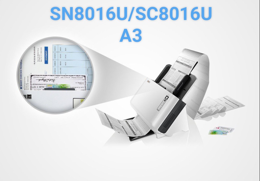 Máy Scan/ Qyét HP Plustek SmartOffice SN8016U