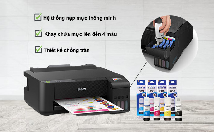 Máy in Epson EcoTank L1210, Ink Tank Printer - Chính hãng